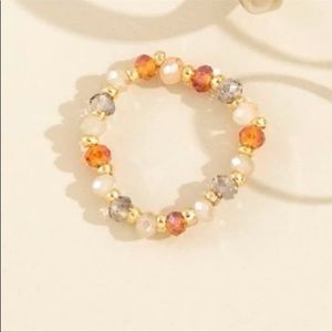 • SHEIN • Elastic Beaded Ring